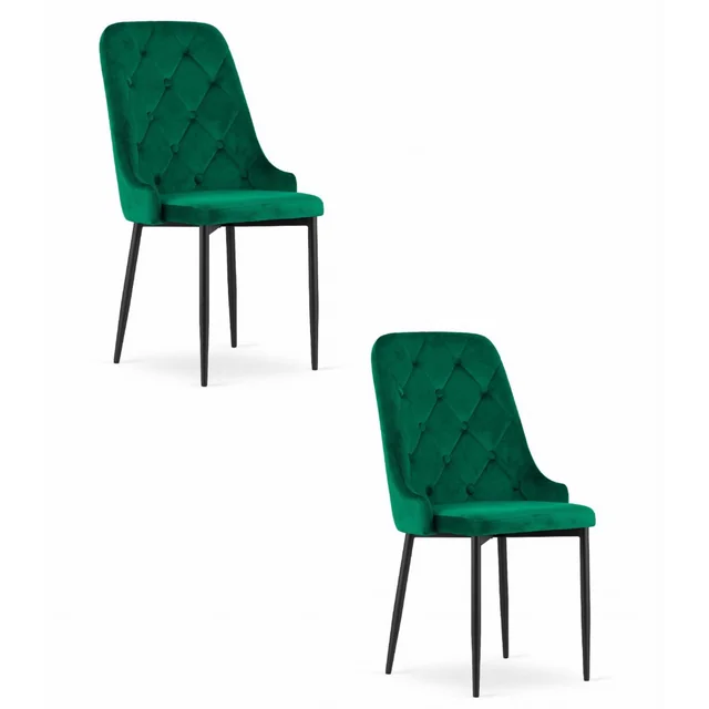 CAPRI chair - green x 2