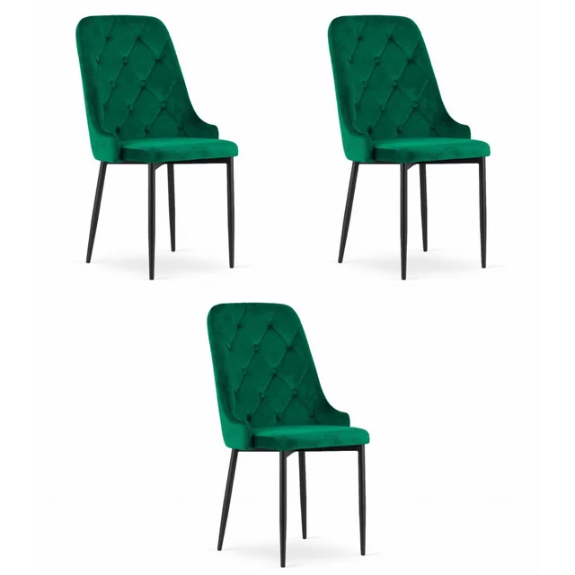 CAPRI chair - green x 3