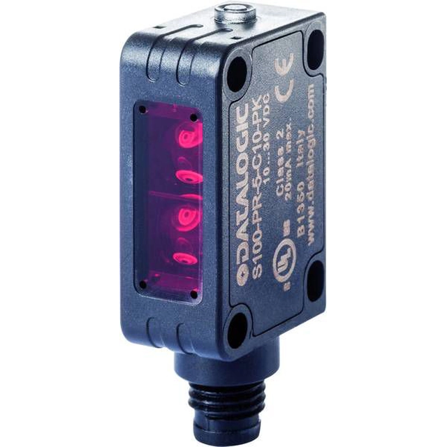 Capteur photoélectrique Datalogic 10-30V DC M8 4-pinowy Réponse PNP 0,1-0,5m S100-PR-5-C10-PK (950811210)