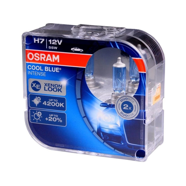 Osram Car bulb H7, 12V, 55W, PX26d, Cool Blue Intense (2pcs) - merXu -  Negotiate prices! Wholesale purchases!