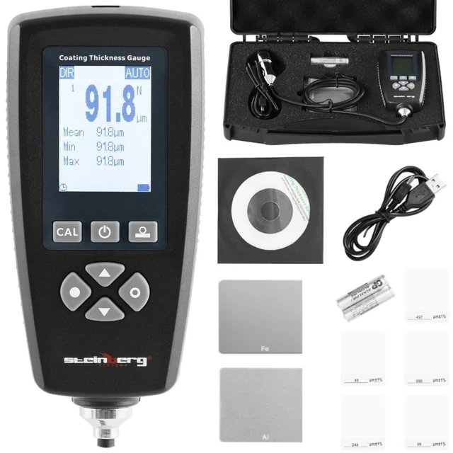 Car paint thickness tester, range 0 - 2000 µm USB