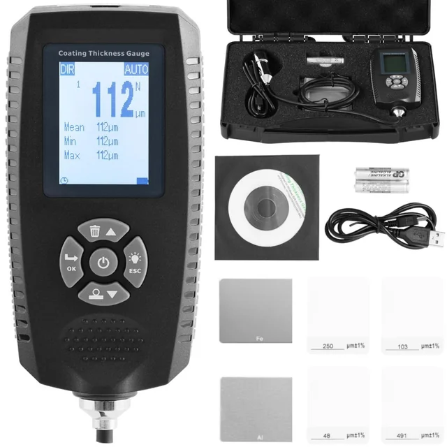 Car paint thickness tester, range 0 - 500 µm USB