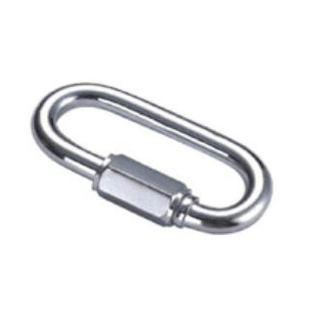 carabiner 3.5x36 ZINC oval with nut (rapid article)