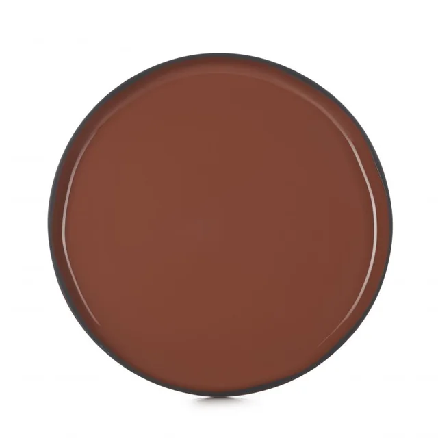 CARACTERE flat plate 15 cm Cinnamon