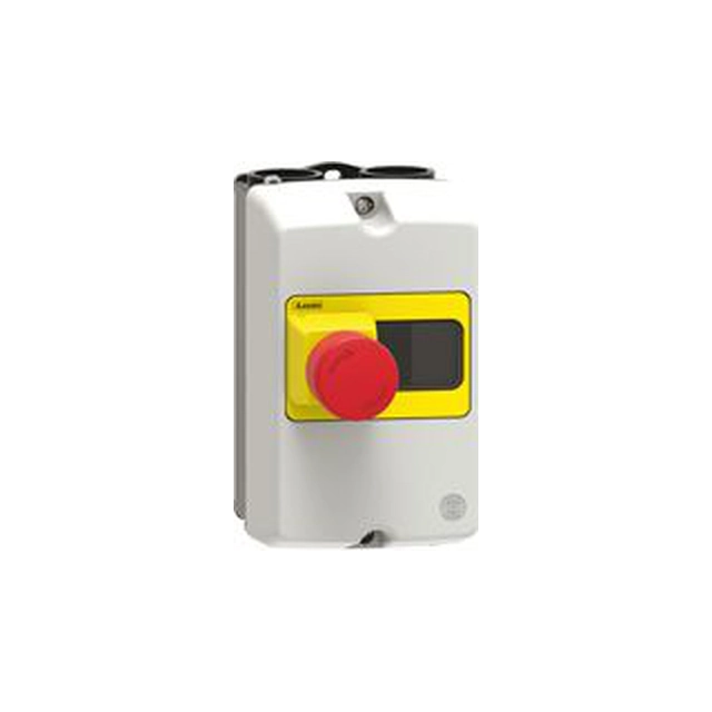 Carcaça de montagem em superfície Lovato Electric IP65 a SM1P largura 80mm botão de parada de emergência incluído (SM1Z1702P)