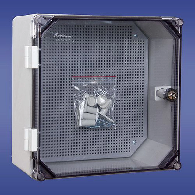 Carcaça Elektro-Plast 300 x 300 x 166mm com placa de montagem UNIbox transparente Uni-0/T43.00 (43.00)