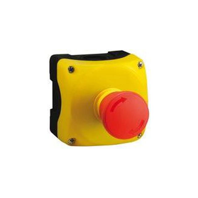 Carcaça Lovato Electric Yellow LPZ P1 A5 com botão (LPZP1B503)