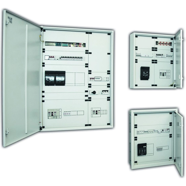 Carcasă goală Eti-Polam Etibox 4 x 24 montată la suprafață IP41 gri 550 x 650 x 160mm (001101401)