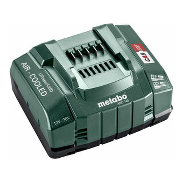 Cargador de batería Metabo ASC 145 para herramientas eléctricas 12 - 36 V