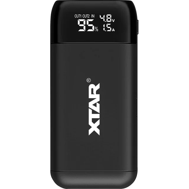 Caricabatterie Xtar Caricabatterie / Power bank per batterie 18650 XTAR PB2S