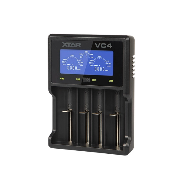 Caricabatterie XTAR VC4 per batteria 18650