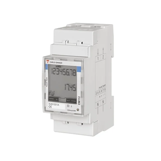 Carlo Gavazzi Energy Management Enerģijas analizatora tips EM112 MID sertifikāts Carlo Gavazzi | Enerģijas pārvaldība Enerģijas analizatora tips, MID sertifikāts | EM112 | Rezultāts | A| m