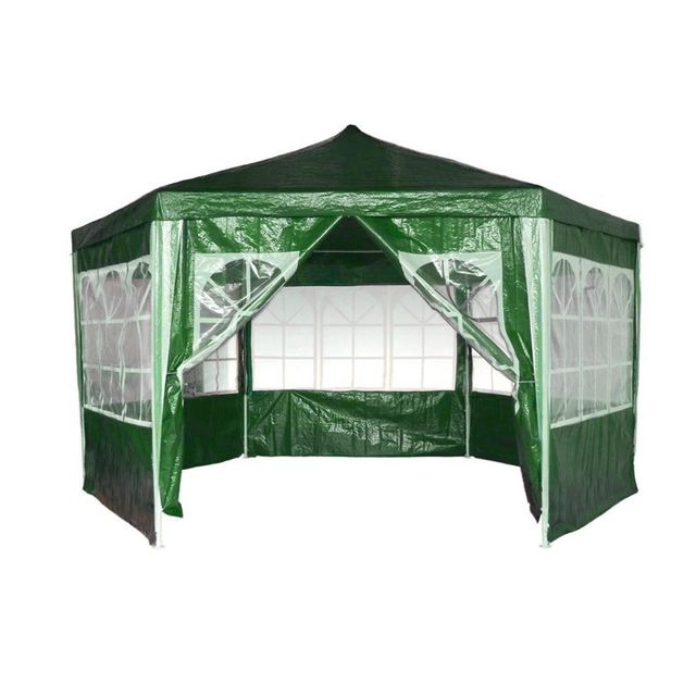 Carpa pabellón de jardín comercial 2x2x2m con ventanas