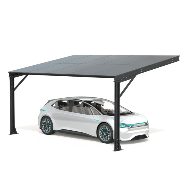 Carport met fotovoltaïsche panelen - Model 07 ( 1 zetel )