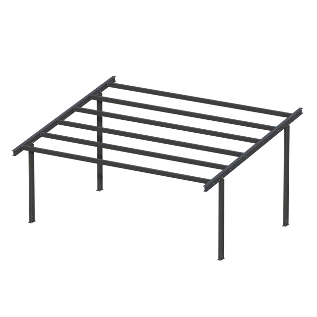 Carportstructuur - Model 05 ( 2 plaatsen )