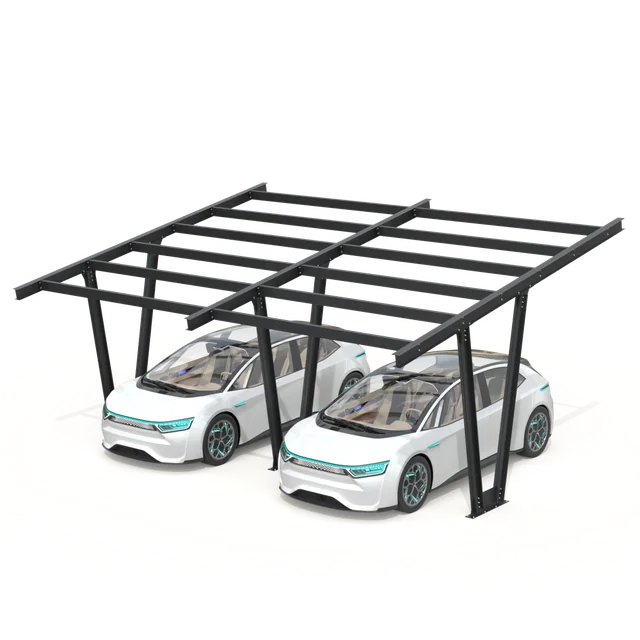 Carportstruktur - Modell 06 (2 platser)