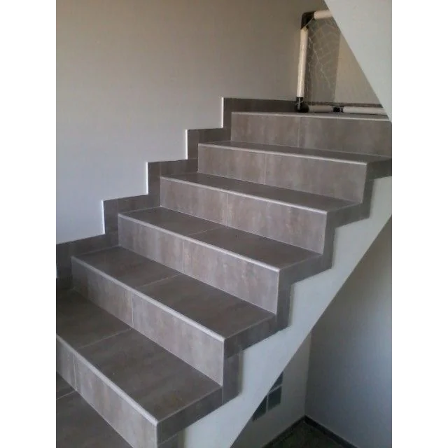 Carreaux d'escalier gris 30x60 ANTIDÉRAPANT, imitation béton, MOINS CHER