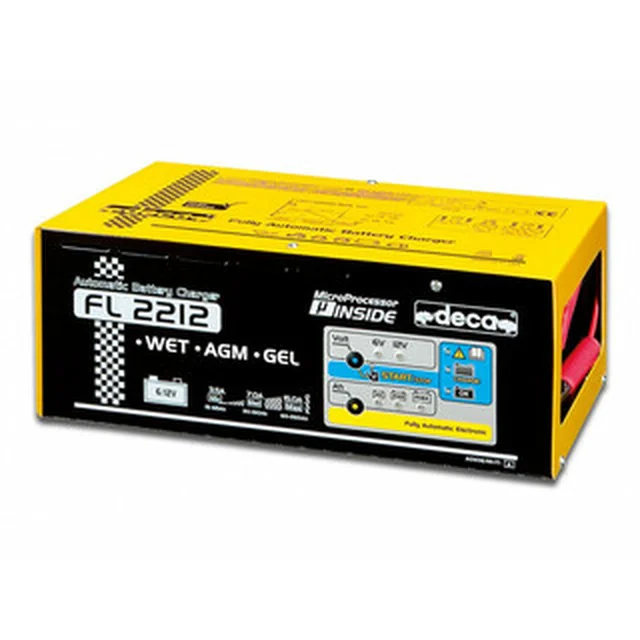 Carregador de bateria Deca FL2213D para veículos 22 A | 6 V/12 V/24 V | 230 V