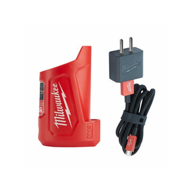 Carregador de bateria Milwaukee M12TC para ferramentas elétricas 12 V