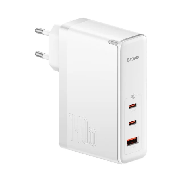 CARREGADOR MÓVEL DE PAREDE 140W/WHITE CCGP100202 BASEUS