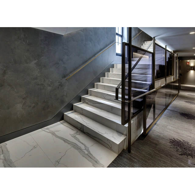 Carrelage escalier 100x30 MARBRE semi-brillant PIETRASANTA