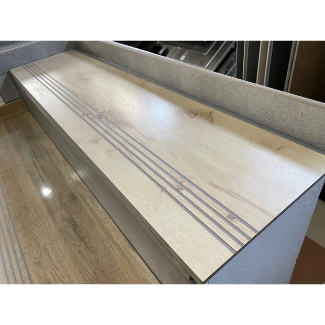 Carrelage imitation bois pour escaliers 120x30 BOARD