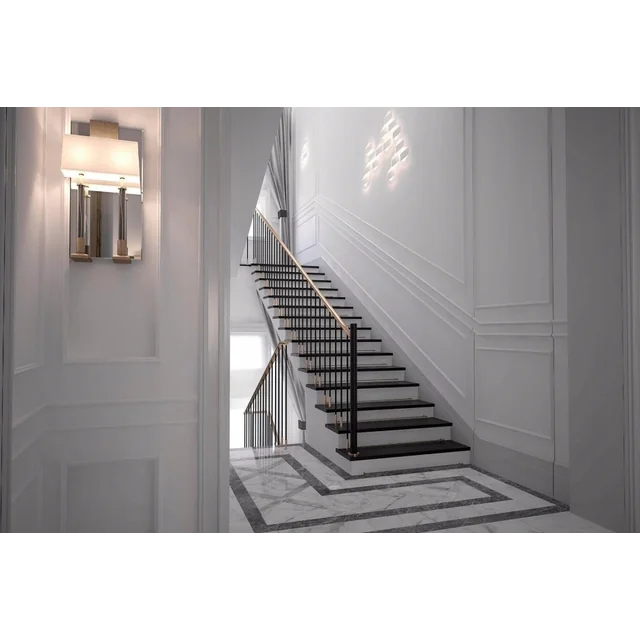 Carrelage lisse noir pour escaliers, 100x30 GLOSS