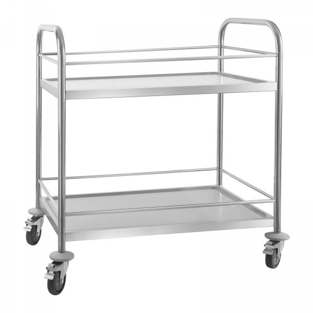 Carrello cameriere con guide Royal Catering RCBW 2 2-półkowy ROYAL CATERING 10010353 RCBW 2
