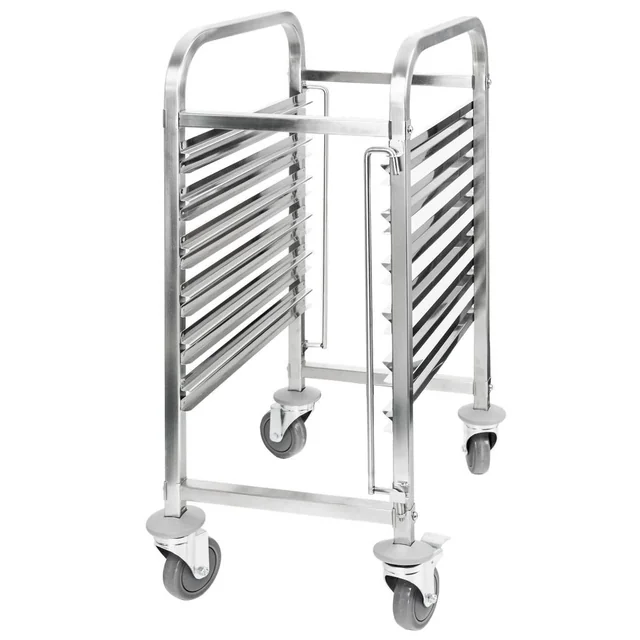 Carrello Catering per Trasporto Contenitori GN 38x55x95 Acciaio Inox