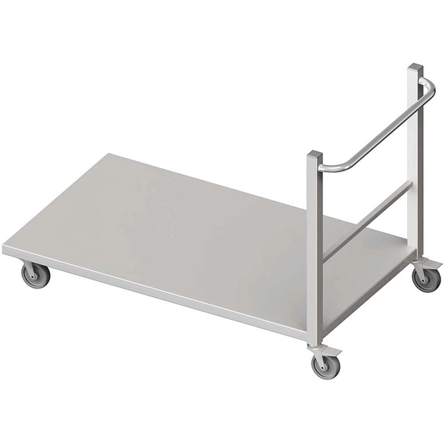 Carrello con piattaforma in acciaio inox 100x60x95 | Stalgast