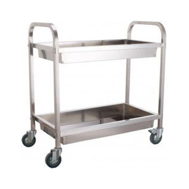 Carrello del cameriere 2-półkowy (bullone) - profonda INVEST HORECA WT-A00903 WT-A00903