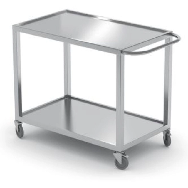 Carrello per catering mobile saldato 2-półkowy a 100 kg - Hendi 816691