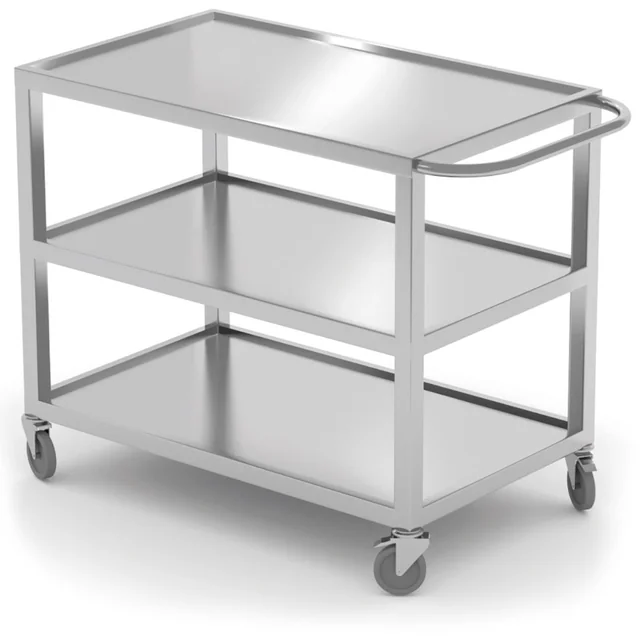 Carrello per catering mobile saldato 3-półkowy a 240 kg - Hendi 810224