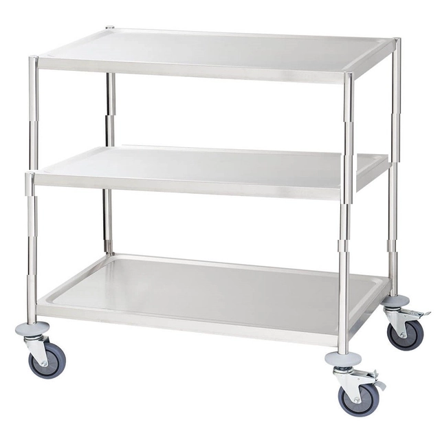 Carrello piatto Stalgast ristorazione 3-półkowy 661050