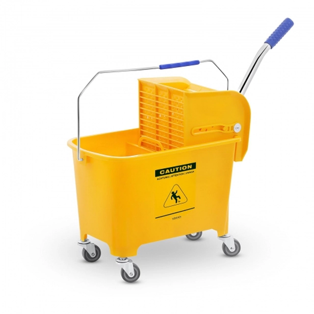 Carrello pulizia - secchio con strizzatore 20 litri