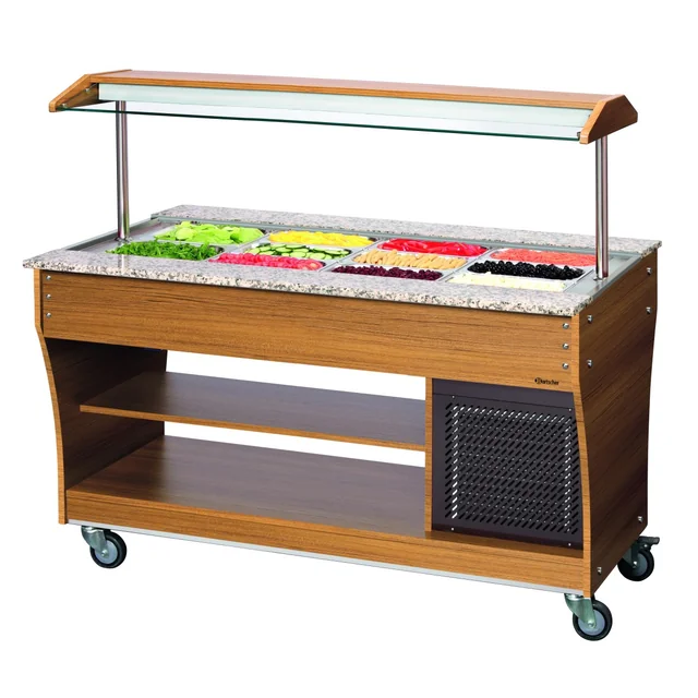 Carro Buffet de Catering Profesional 4x 1/1 GN Bartscher 125526