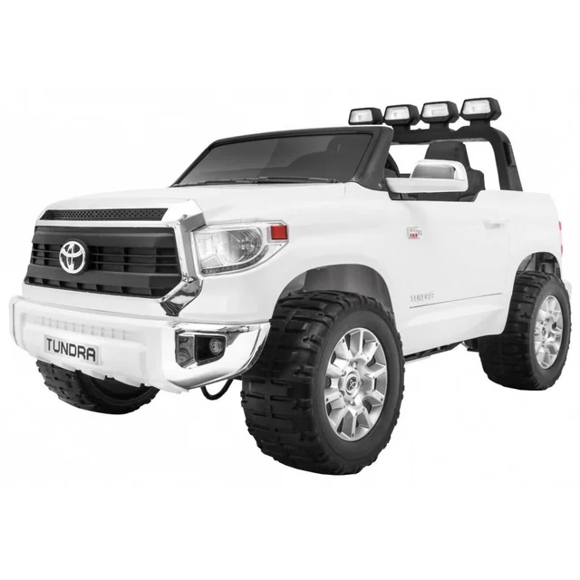 Carro de bateria Toyota Tundra XXL tronco de controle remoto branco LED áudio EVA