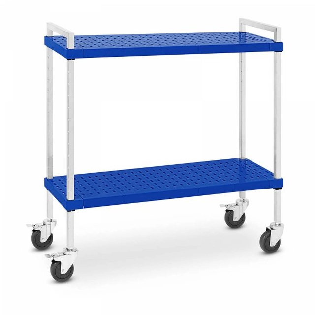 Carro de camarero - 2 estantes - 50 kg - 375 x 1040 mm ROYAL CATERING 10011723 RC-STSS1016