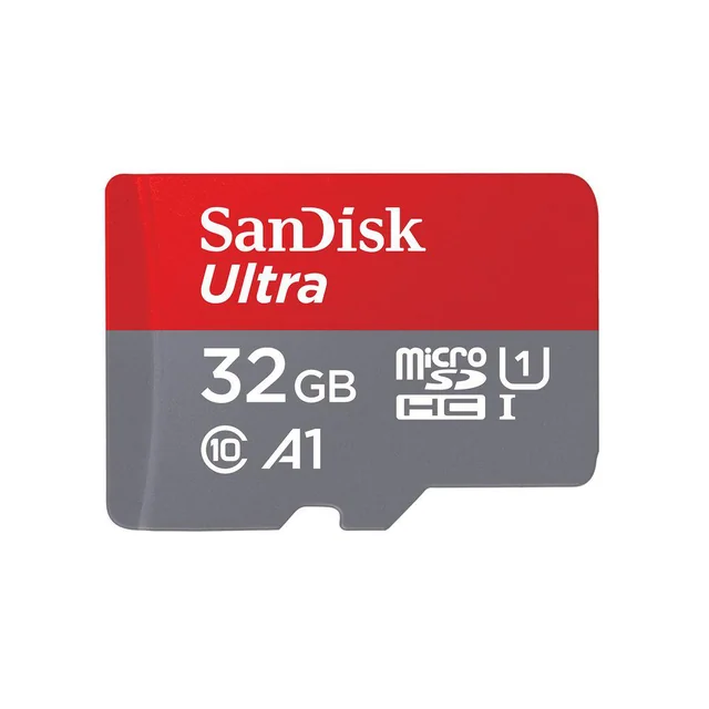 Cartão de memória SanDisk Ultra microSDHC, 32GB, 120MB/s, A1 Classe 10 UHS-I + Adaptador SD