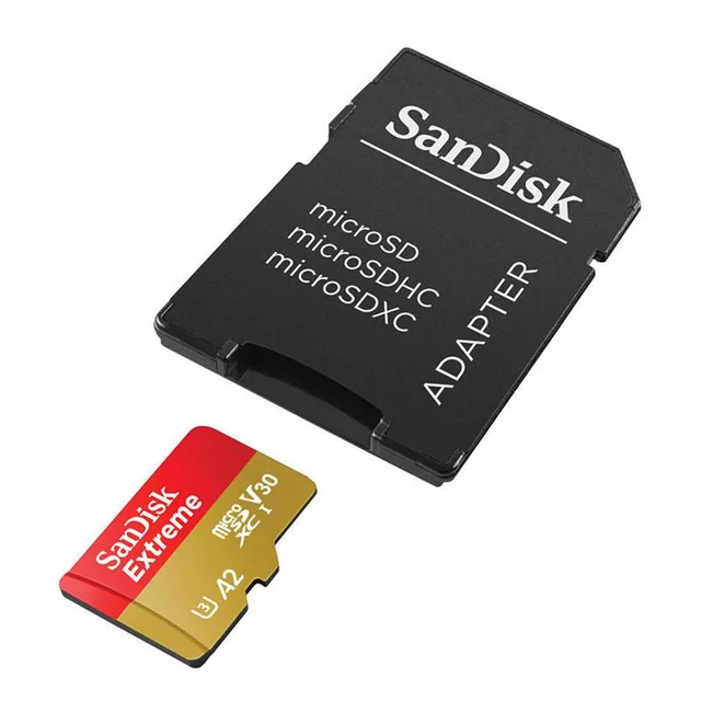 Carte mémoire microSDXC SanDisk, 256GB, UHS-I, classe 10, 80MB/s + adaptateur