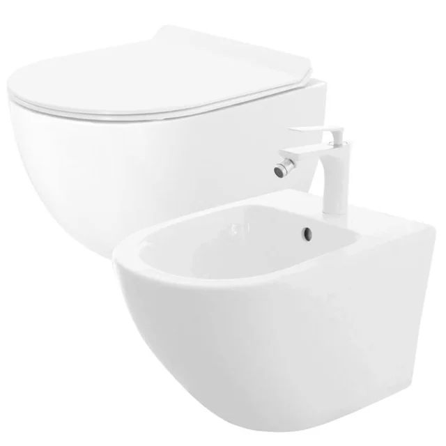 CARTER RANDLOZE SLIM WC-SET + CARTER MINI BIDET