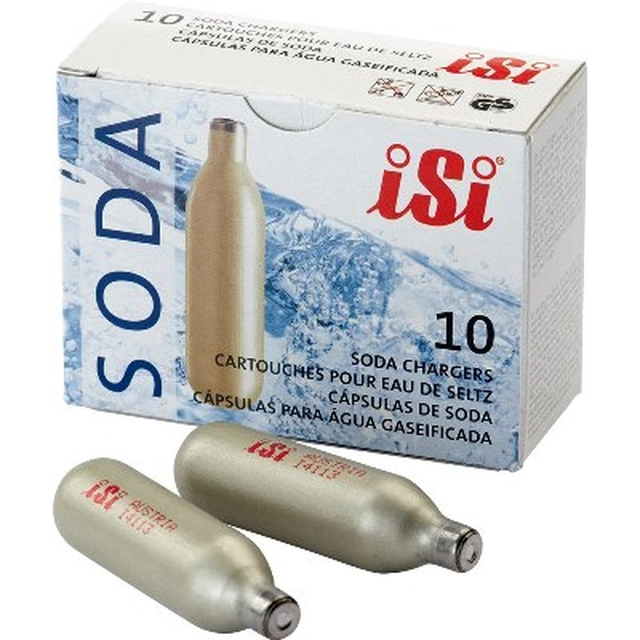 Cartridges for soda water siphon (10 pcs.) Isi 500010