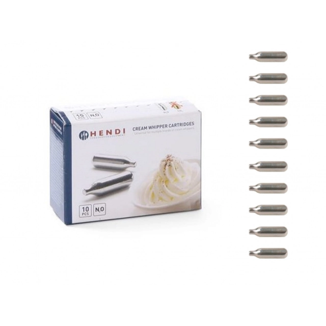 Cartridges for whipped cream siphon 10 pieces
