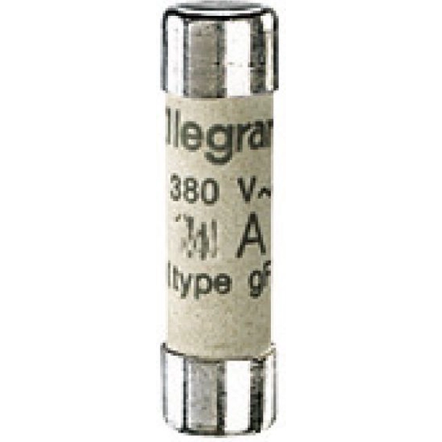 Cartucho fusible cilíndrico Legrand 8,5x31,5mm 1A gG (400V 012301)
