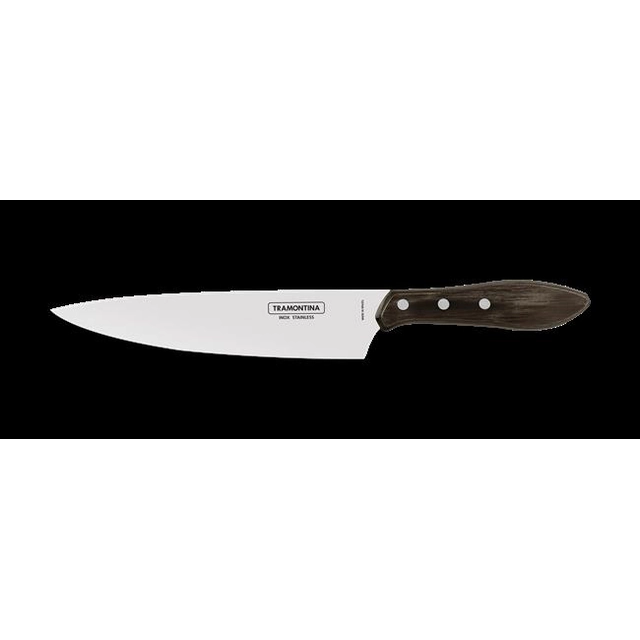 Carving knife 200 mm, Churrasco line, dark brown