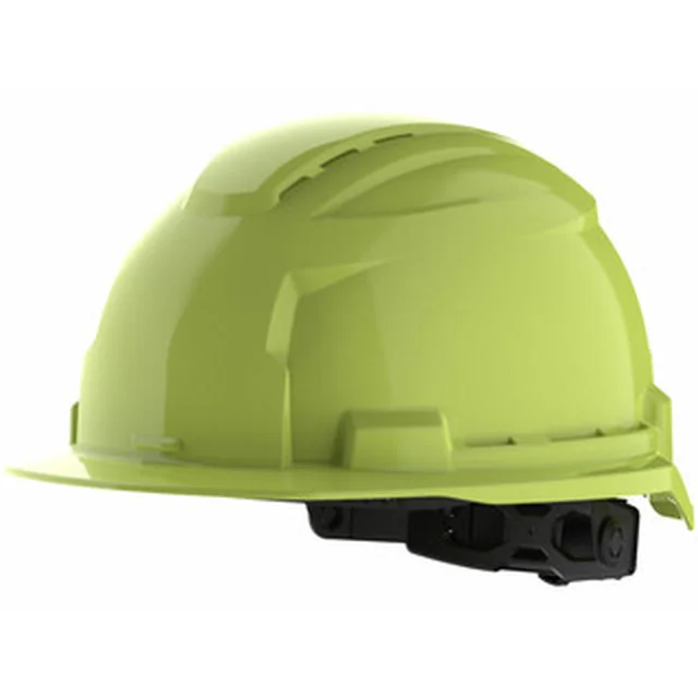 Cască de siguranță Milwaukee BOLT100 Hi-Vis galbenă, ventilată