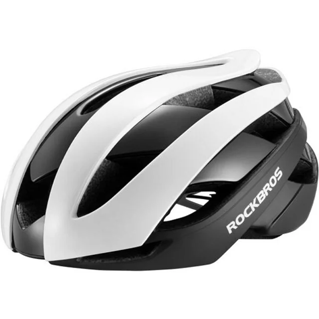 Casco da bicicletta universale, regolabile, taglia M, bianco e nero