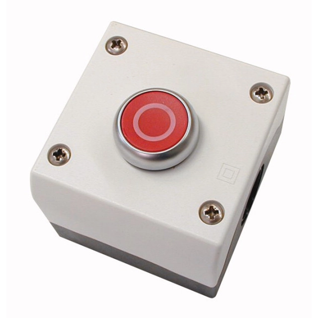 Casetă Eaton cu butonul roșu M22-D-R-X0/KC11/I O 1Z 1R IP67 216521