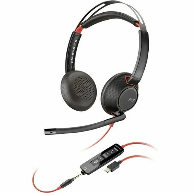 Casque Poly Blackwire avec microphone 5220 Noir