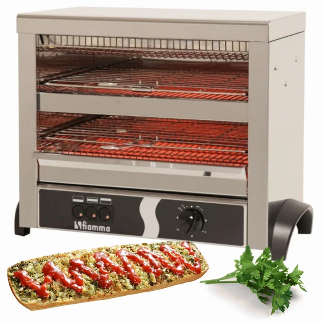 Casserole Grill Grille-Pain 2-Poziomowy Quartz Fiamma Trd-30